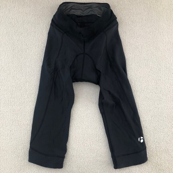 Bontrager Padded Biking / Cycling / Spin Crop-Length Pants, US Small - Black - Picture 1 of 10
